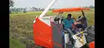 Kubota harvester driver