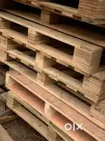 Wooden plated and crates