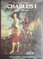 Antique Emperor Charles History Book With Illustration Picture