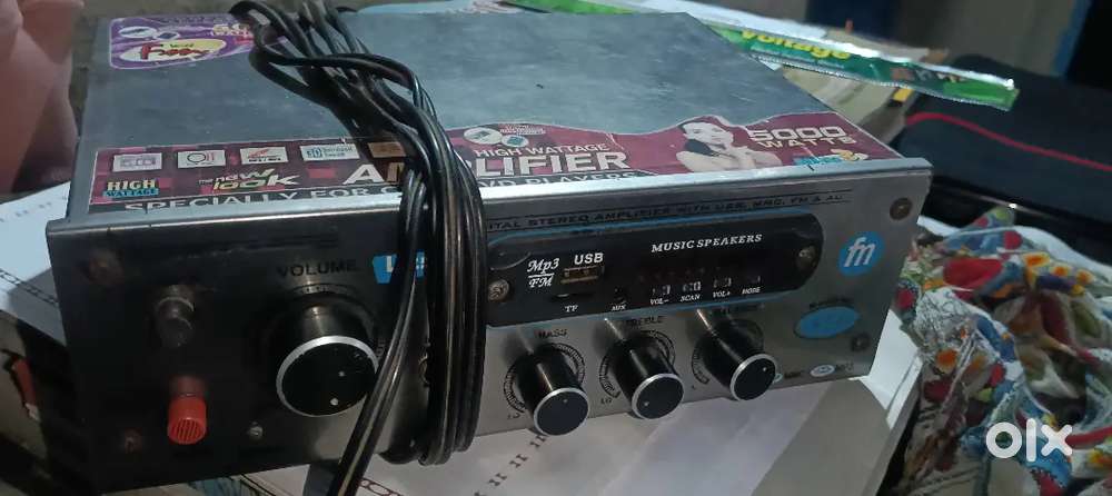 Amplifier and jhankar speaker