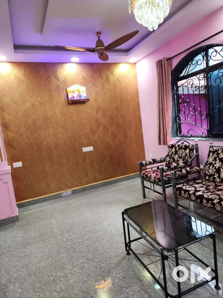 2bhk furnished flat part of house for rent at Merces