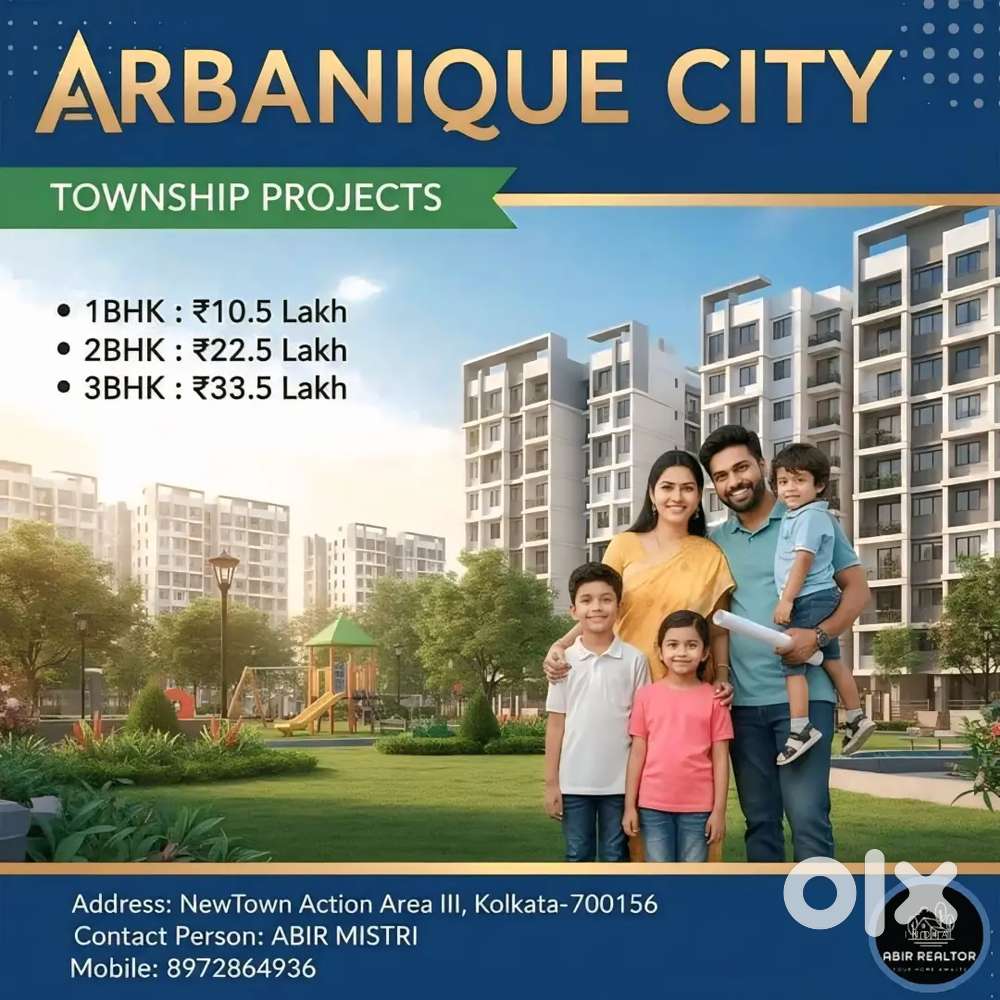 Flats for sale in Newtown opposite to Shapoorji