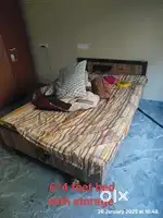 Bed, Wardrobe, Almari, Study table