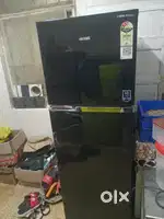 Croma fridge capacity 303 litrs black glass mirror double door