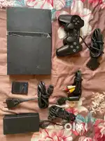 Ps2 with game and remote