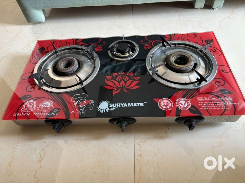 Automatic 3 burner Chula for Sale
