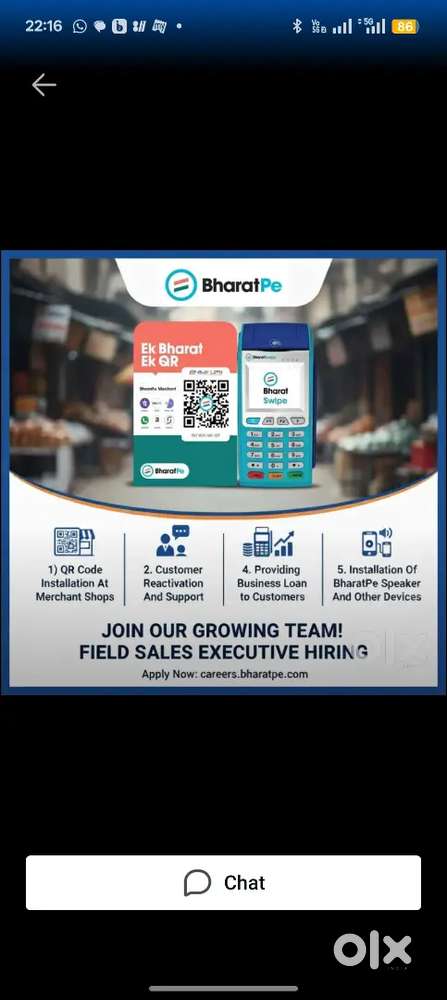 Bharatpe -QR onboarding (Partime/Fulltime)