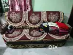 sofa set 5 seater (furniture).