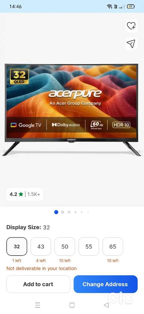 Led smart tv 32 inch