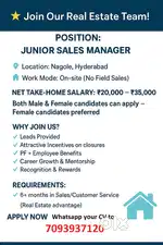 Junior Sales Manager – Real Estate