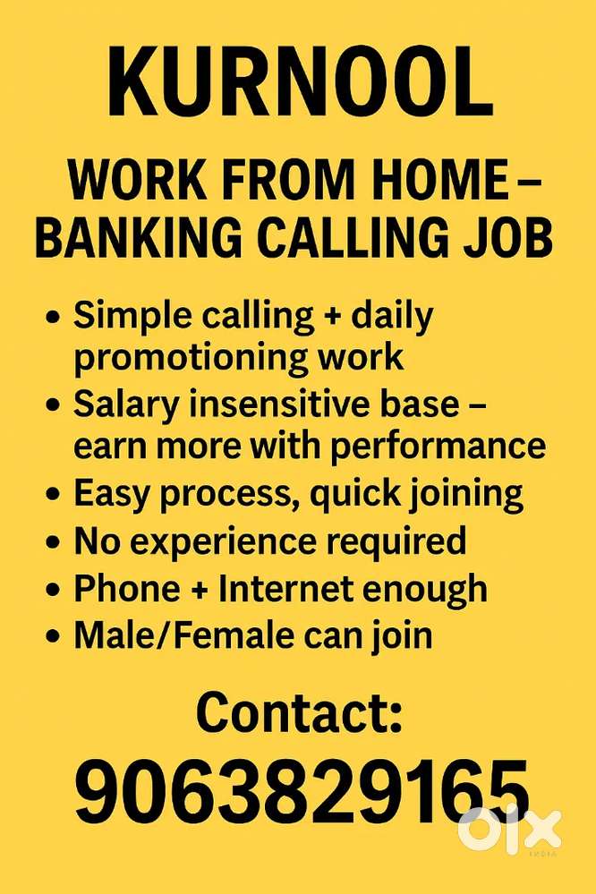 WORK FROM HOME BANKING PROSESS