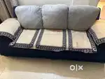 3+2 Seater Sofa Set with Velvet Cover and King size cushions