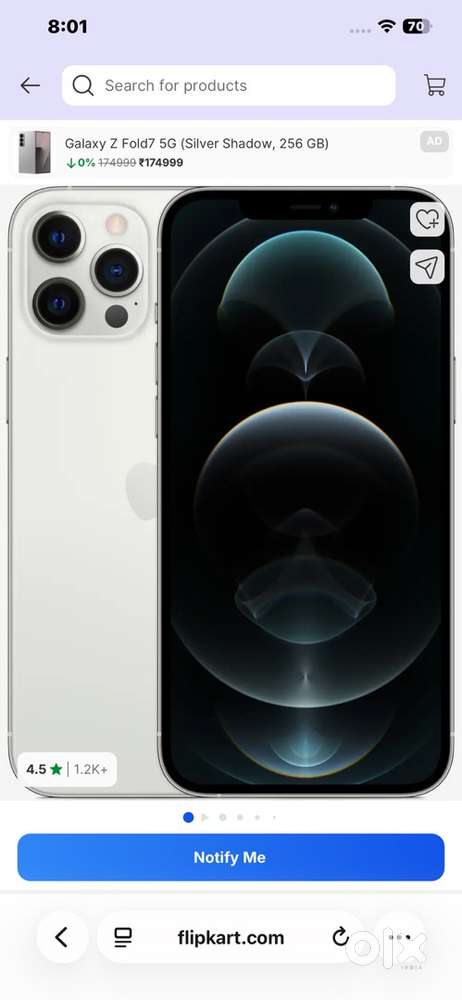I phone 12 pro mex 256 only phone