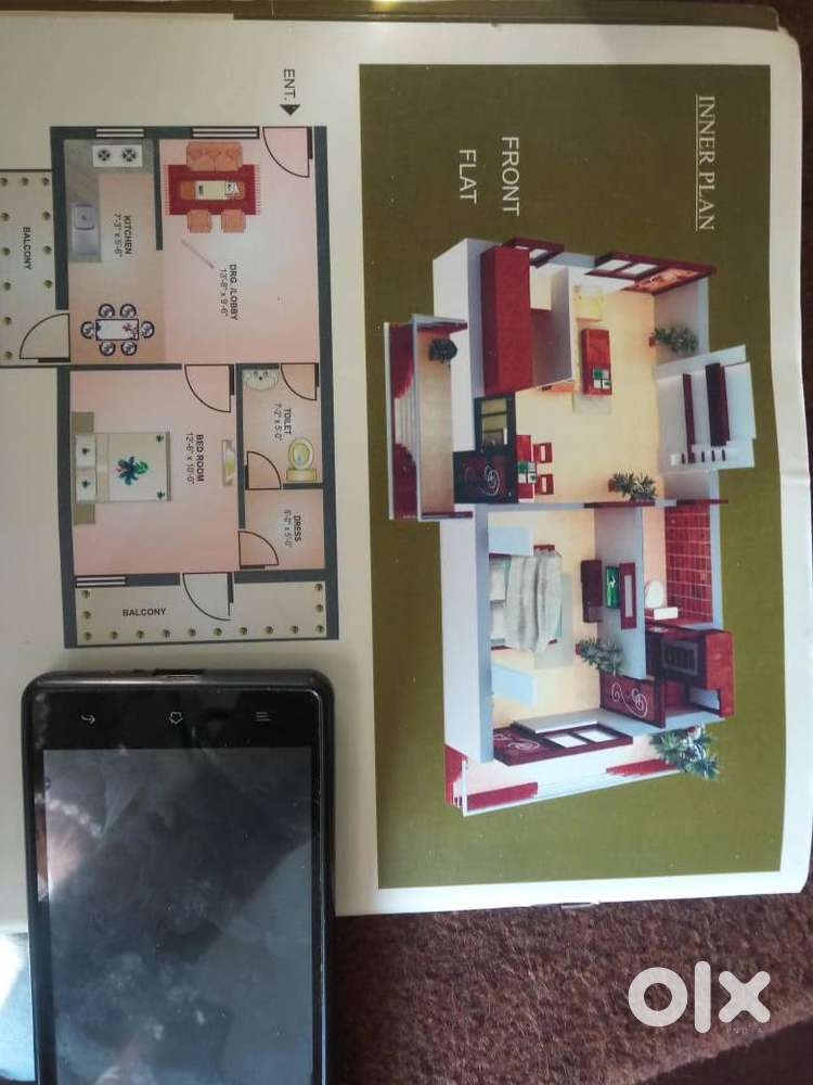 Selling Semi-Furnished 1BHK at Kanha Makhan vatika colony, vrindavan