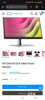 Monitor touch