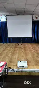 4x6 Tripod stand screen with projector Rs. 5000