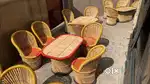 Bamboo table chair set (4 chair 1 table)