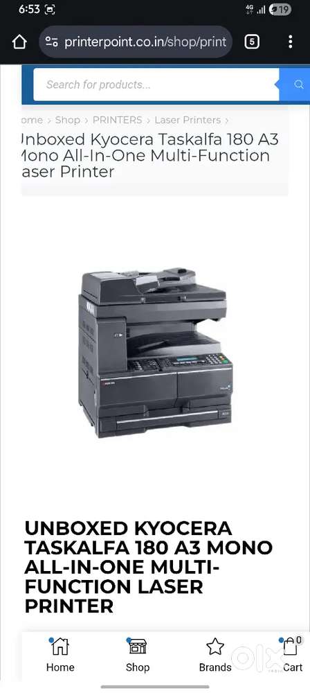 Kyocera Taskalfa 180 A3 Printer-Printer for sale