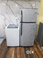 Godrej flower model double door refrigerator and washing Machine