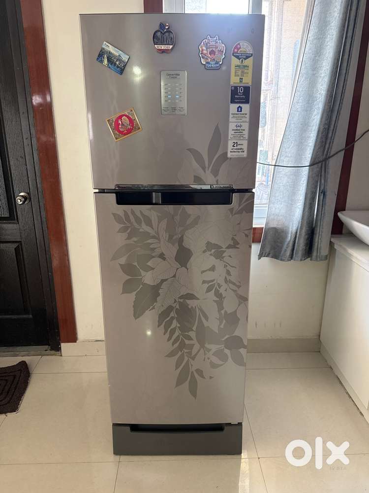 Double door with convertible freezer to fridge options