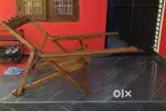 Wooden recliner chair (made of teak)