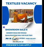 Showroom job descriptions garments toys cosmetic etc