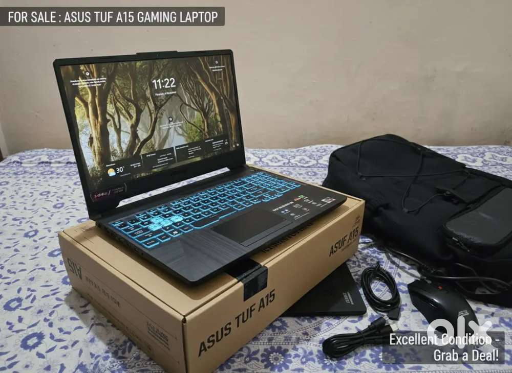 ASUS TUF A15 (FA506NCR) - Ryzen 7  RTX 3050 16GB DDR5  144Hz Display