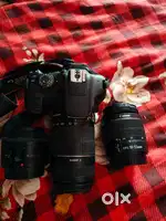 Canon 1500d DSLR   3 lens new condition