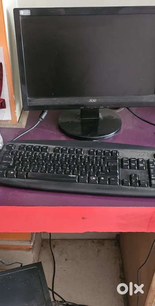 Full computer.cpu.mouse.keybord.led.kay sell