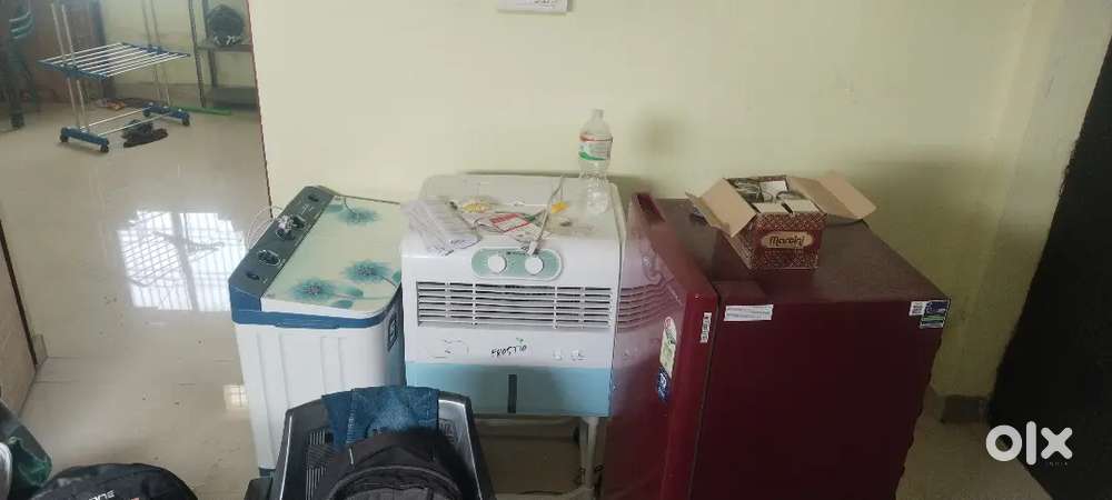 Brand new fridge and coller and washing machine