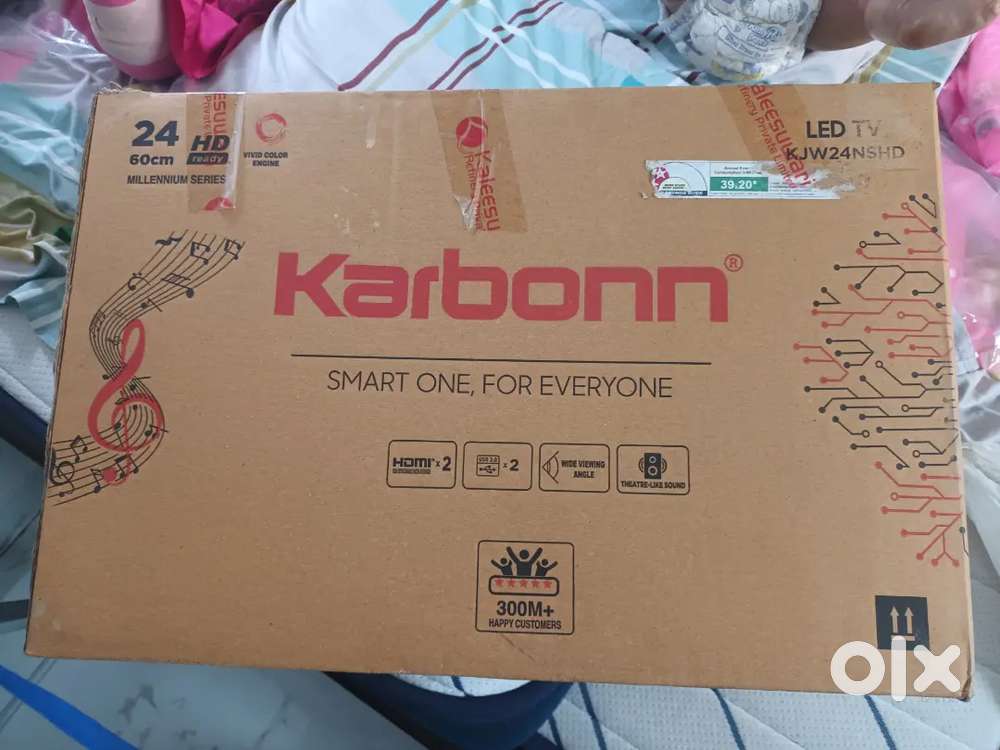Led TV karboon  sealed box
