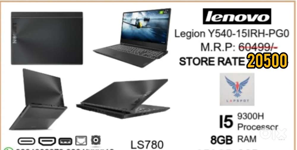 Lenovo Legion Y540 - 15IRH - PG0 graphics laptop for sale