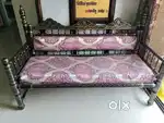Sofa set, corner table and side table with swing (Jhulla)