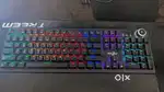 Red Gear Shadow Blade Mechanical Keyboard&Death Adder Essential Mouse