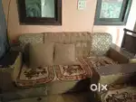 Sofa set with center table