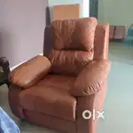 Leatherette manual recliner