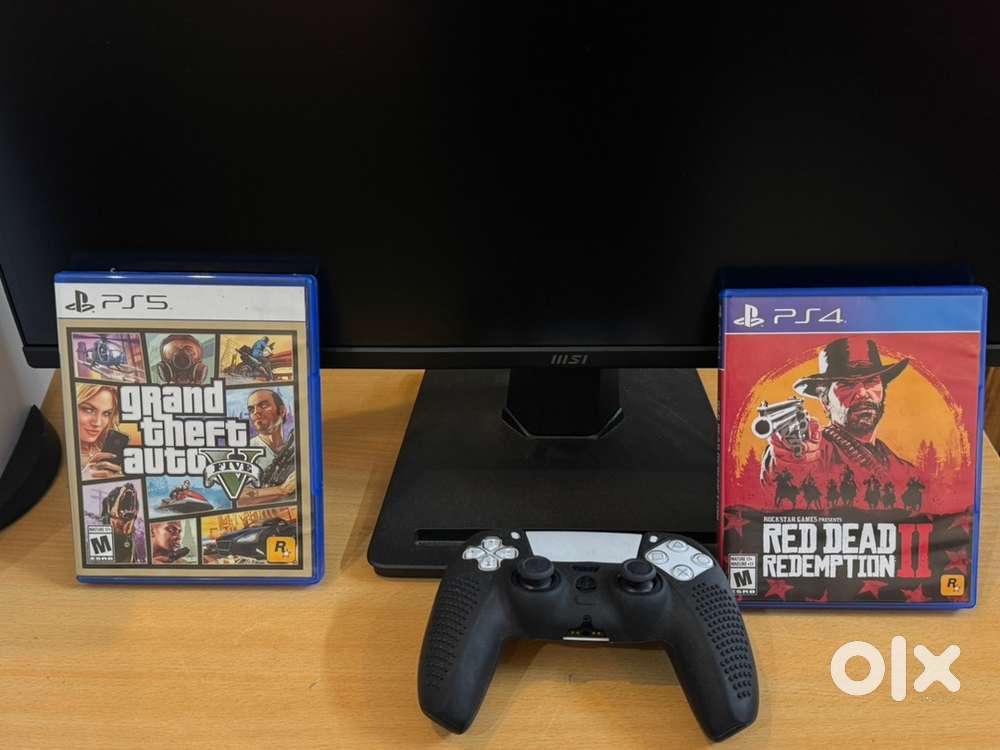 PS5 + 2K MSI Monitor + RDR2 +GTA5  Full Gaming Setup  Bill Available