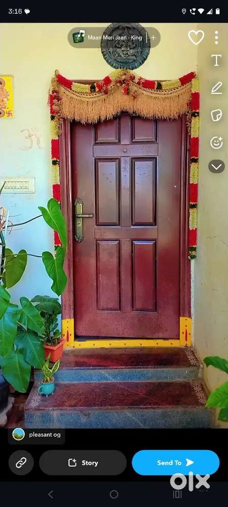 2bhk individual villa is available for lease for 10lacs