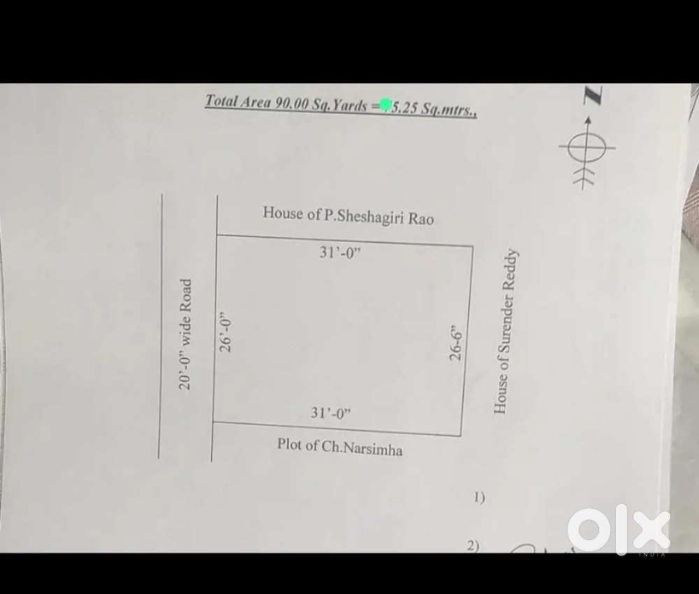 Shivaji nagar prime location plot