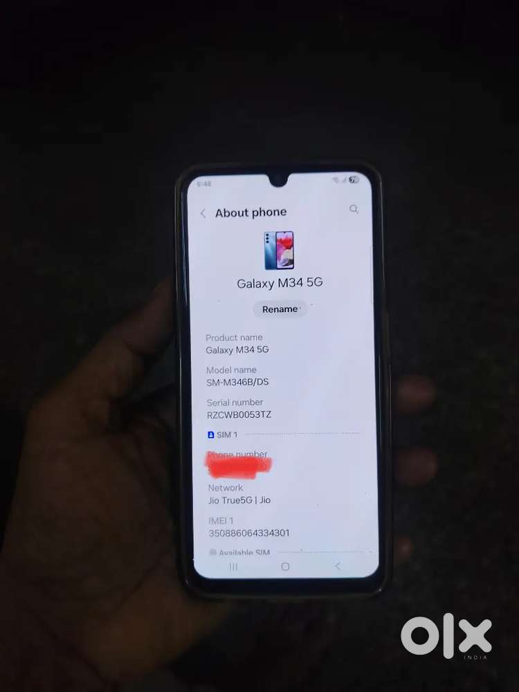 Galaxy M 34 6gb 128