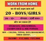 WORK FROM HOME ( घर बैठे काम करें )