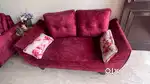 Beautiful 3+2 five seater sofa set with center table and two side tabl
