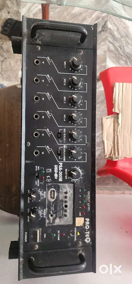 Pro-Teq Professional
300 Watt P.A Amplifier With Digital Player