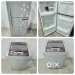 I'd 67 godrej double door & lg washing machine