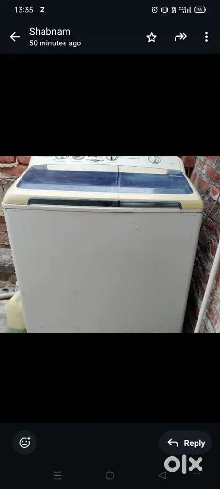 Samsung semi automatic washing machine