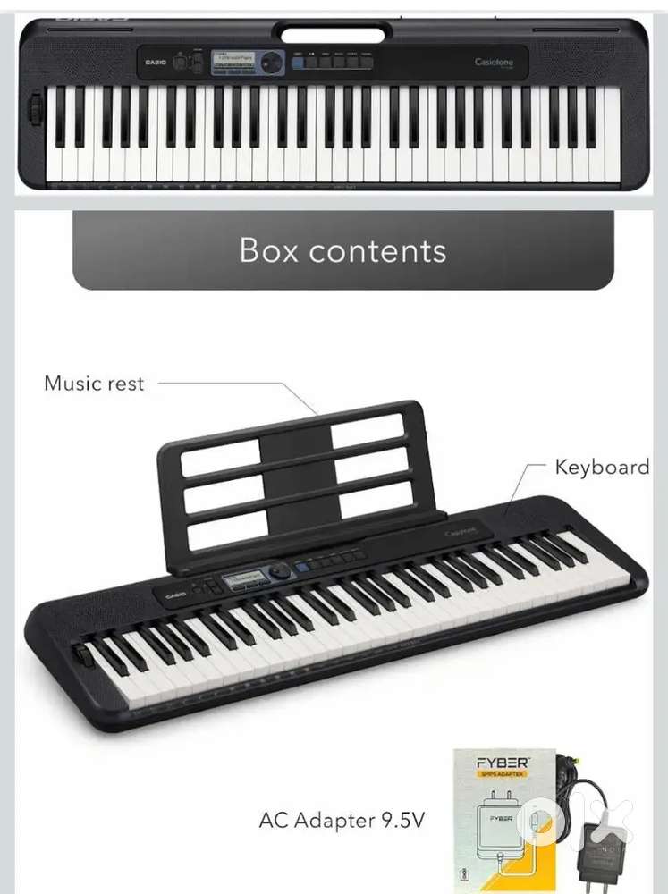 Casio CTS-300 61key touch sensitive keyboard