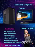 I3 3rd Gen Computer full Set