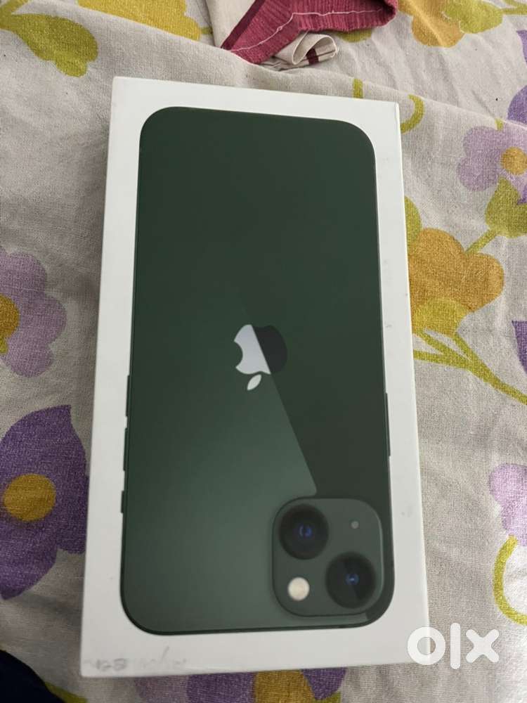 Like new I phone 13 green colour scrachless