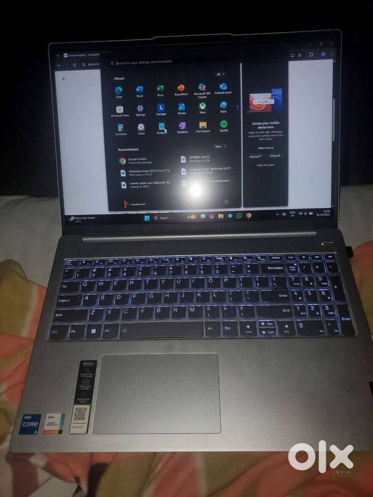 sell lenovo laptop i5 13gen. H series processer