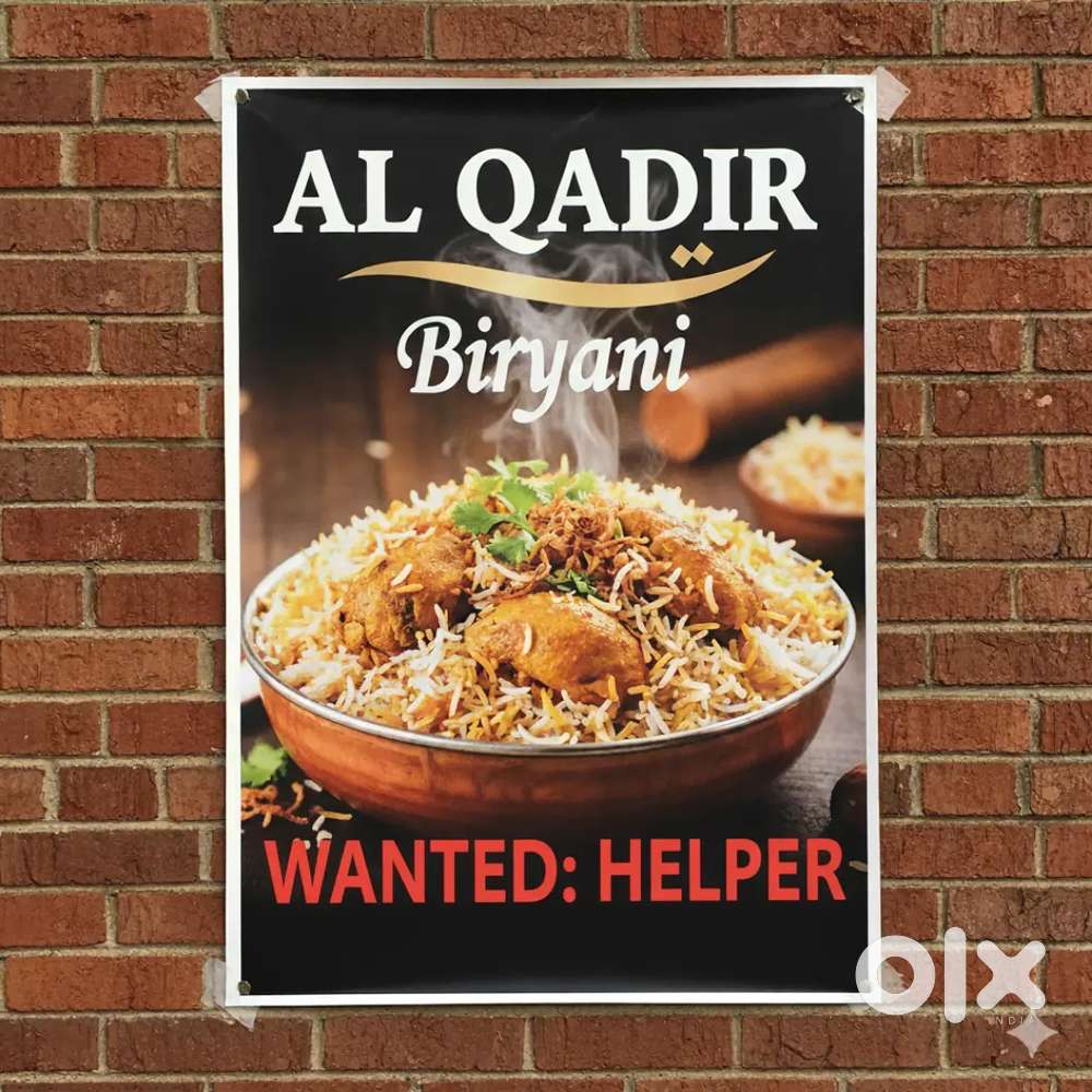 Helper for Biryani centre